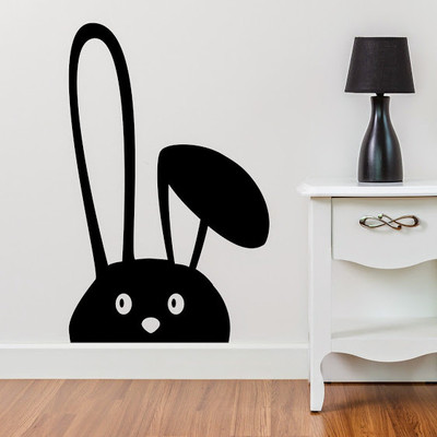 87% OFF on DeStudio Bunny Rabbit Floppy Ears Cute Fun Animal Wall Sticker Sticker
