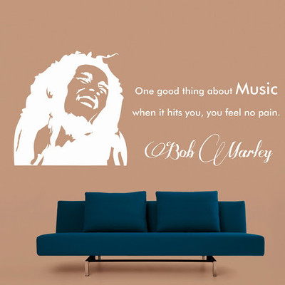 66% OFF on DeStudio DeStudio Bob Marley One Wall Stickers Size SMALL WALL STICKER Sticker