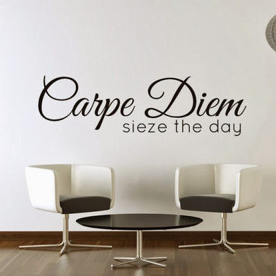 80% OFF on DeStudio DeStudio Carpe Diem One Wall Stickers Size SUPER WALL STICKER Sticker
