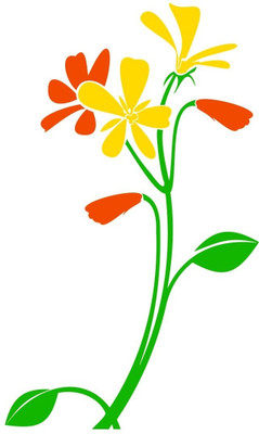 Chipakk Bunch of flowers 1 - Yellow Wall Decal Medium Pigmented Polyvinyl Films Imported Sticker Chipakk Bunch of flowers 1 - Yellow Wall Decal Medium Pigmented Polyvinyl Films Imported Sticker