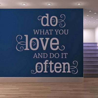 50% OFF on DeStudio DeStudio Do What You Love Wall Stickers Size SUPER WALL STICKER Sticker
