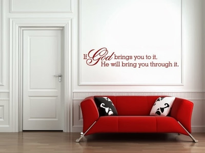 50% OFF on DeStudio DeStudio If God Brings you One Wall Stickers Size GIANT WALL STICKER Sticker