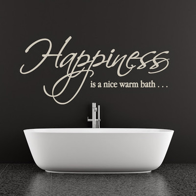 50% OFF on DeStudio Happy Happiness Interior Ss Color Gray Size 135 X 60 Cms Wall Sticker