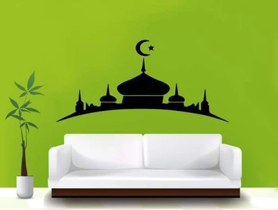 25% OFF on Hoopoe Decor Lovely Mosque Wall Sticker Pack of 1