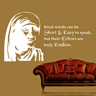 87% OFF on DeStudio Mother Teresa One Size Tiny Wall Sticker