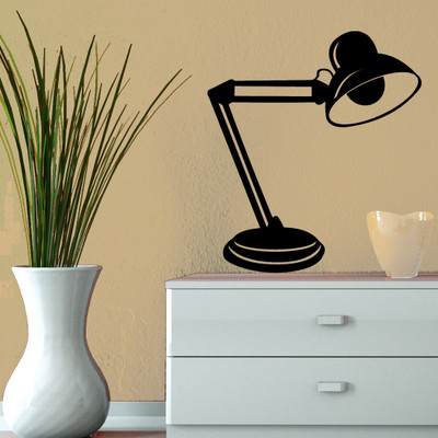 Chipakk Lamp 5 - Black Wall Decal Medium Pigmented Polyvinyl Films Imported Sticker