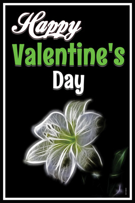 16% OFF on Sparkling White Lily For Your Valentine Paper Print