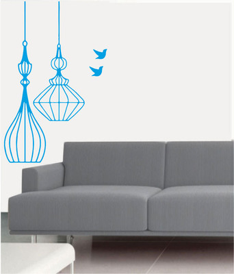50% OFF on Ritzy Birds Out Of Cage Iia Wall Decal Sticker