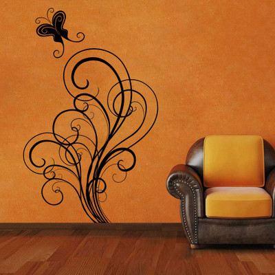 77% OFF on D��cor Kafe Decal Style ButterFly Swirls Wall Sticker Small Size-15*24 Inch Wall Sticker Sticker Pack of 1 77% OFF on D��cor Kafe Decal Style ButterFly Swirls Wall Sticker Small Size-15*24 Inch Wall Sticker Sticker Pack of 1