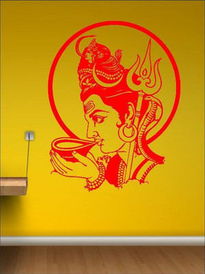 77% OFF on Wall1ders Shivam Sticker Sticker Pack of 1