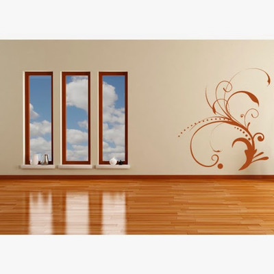 50% OFF on DeStudio Rushes Grass Floral Corner Embellishment One Size Giant Wall Sticker