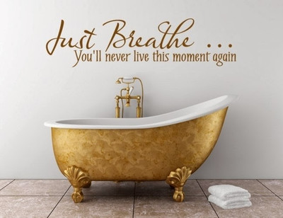 50% OFF on DeStudio DeStudio Just Breathe One Wall Stickers Size GIANT WALL STICKER Sticker