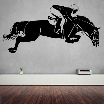 69% OFF on D��cor Kafe Decal Style Horse Rider Wall Sticker Small Size-22*11 Inch Wall Sticker Sticker Pack of 1 69% OFF on D��cor Kafe Decal Style Horse Rider Wall Sticker Small Size-22*11 Inch Wall Sticker Sticker Pack of 1