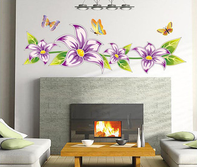 33% OFF on Pindia Flower Leaf Design Wall Sticker 33% OFF on Pindia Flower Leaf Design Wall Sticker