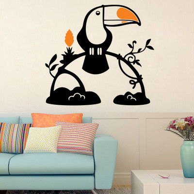 85% OFF on D��cor Kafe Decal Style Toucan Wall Sticker Medium Size-26*24 Inch Wall Sticker Sticker Pack of 1 85% OFF on D��cor Kafe Decal Style Toucan Wall Sticker Medium Size-26*24 Inch Wall Sticker Sticker Pack of 1