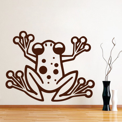 83% OFF on D��cor Kafe Decal Style Frog Wall Art Medium Size-29*23 Inch Wall Sticker Sticker Pack of 1 83% OFF on D��cor Kafe Decal Style Frog Wall Art Medium Size-29*23 Inch Wall Sticker Sticker Pack of 1