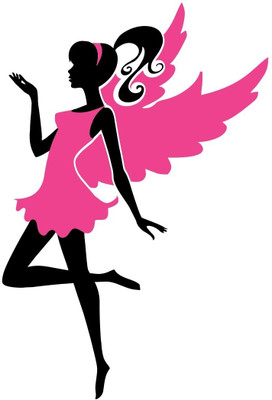 Chipakk Classy Fairy Pink Wall Decal Small Pigmented Polyvinyl Films Imported Sticker