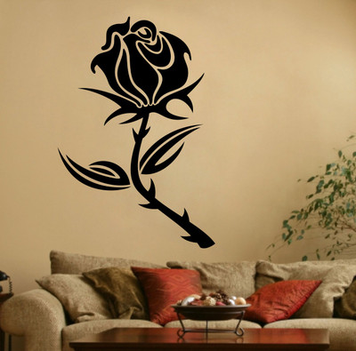 64% OFF on Decor Kafe Decal Style Rose Flower Tiny-13*20 Inch Color - Black Vinyl Film Sticker Pack of 1 64% OFF on Decor Kafe Decal Style Rose Flower Tiny-13*20 Inch Color - Black Vinyl Film Sticker Pack of 1