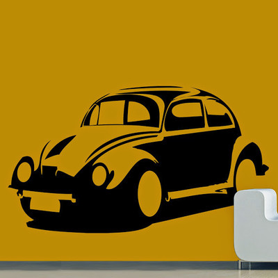 50% OFF on DeStudio DeStudio My First Car Wall Stickers Size MEDIUM WALL STICKER Sticker