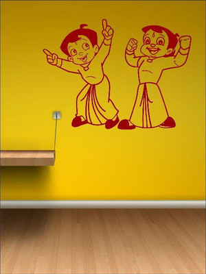 Wall1ders Chota Bheem Sticker Sticker Pack of 1