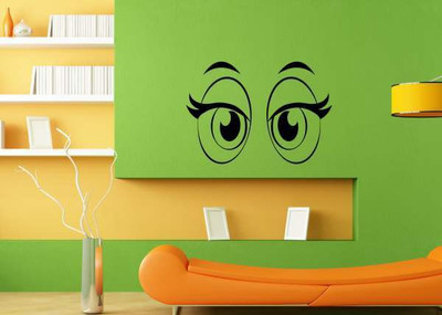 47% OFF on Hoopoe Decor Watching Eye Wall Sticker Pack of 1