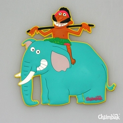 Chumbak Haathi Mera Saathi Fridge Magnet Sticker Chumbak Haathi Mera Saathi Fridge Magnet Sticker