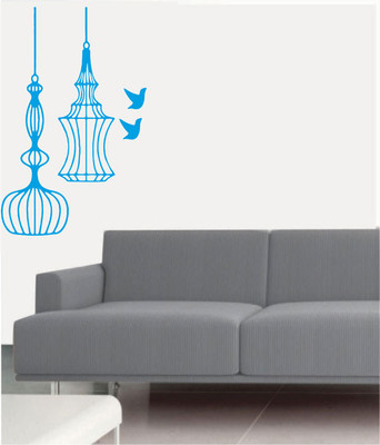 50% OFF on Ritzy Birds Out Of Cage Iib Wall Decal Sticker