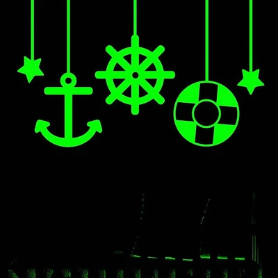 50% OFF on DeStudio Nursery Sea, Ships Glow In Dark Wall Sticker