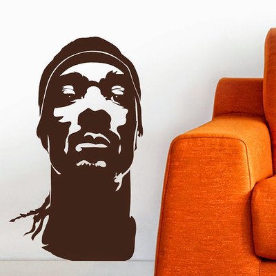 50% OFF on DeStudio Snoop Dogg Silouette Hip Hop Rap Decal Vinyl Wall Sticker Sticker