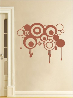 82% OFF on Wall1ders Melting Rings PVC Vinyl Sticker Sticker Pack of 1