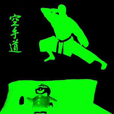 50% OFF on DeStudio Karate Glow In Dark Wall Sticker