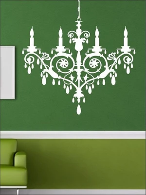 82% OFF on Wall1ders Candle Chandelier PVC Vinyl Sticker Sticker Pack of 1 82% OFF on Wall1ders Candle Chandelier PVC Vinyl Sticker Sticker Pack of 1