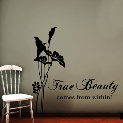 30% OFF on Creative Width Decor True Beauty Vinyl Sticker Sticker Pack of 1