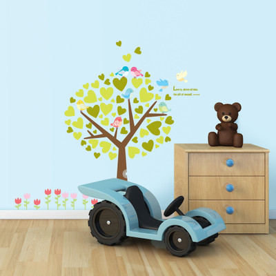 Kidocent Tree Of Hearts Wall Decal Acrylic Sticker