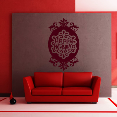 40% OFF on Creative Width Decor Happy New Year Vinyl Sticker Sticker Pack of 1 40% OFF on Creative Width Decor Happy New Year Vinyl Sticker Sticker Pack of 1