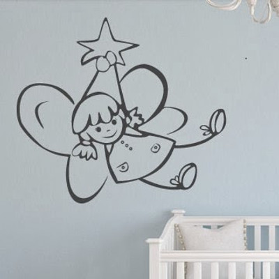 50% OFF on DeStudio DeStudio Angel on Swing Wall Stickers Size JUMBO WALL STICKER Sticker