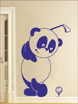82% OFF on Wall1ders Panda The Golfer PVC Vinyl Sticker Sticker Pack of 1 82% OFF on Wall1ders Panda The Golfer PVC Vinyl Sticker Sticker Pack of 1