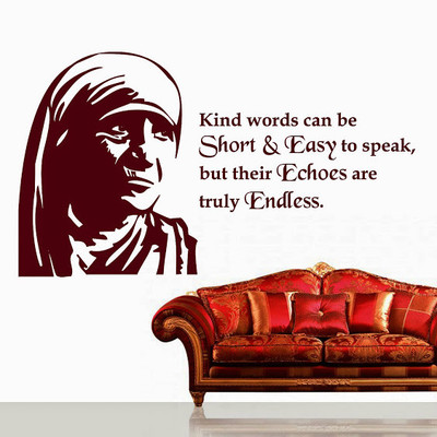 87% OFF on DeStudio Mother Teresa Two Size Tiny Wall Sticker