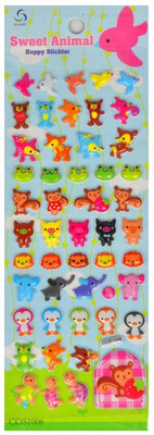 Ollington St. Collection Bird - Cat - Frogs Glow Sticker