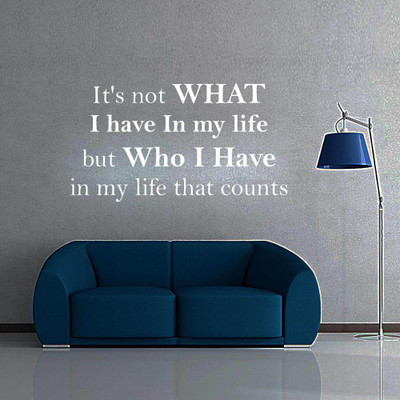 40% OFF on Creative Width Decor It's Not What I Have Vinyl Sticker Sticker Pack of 1