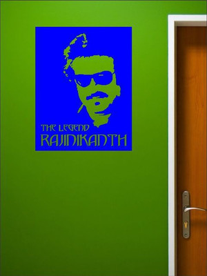 87% OFF on Wall1ders Rajnikanth Sticker Sticker Pack of 1