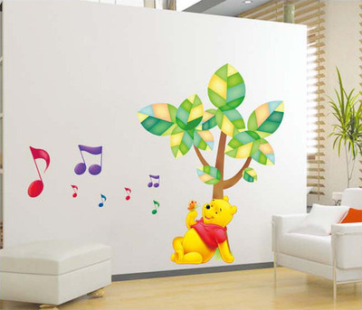 33% OFF on Pindia Singing Poo Bear Design Wall Sticker 33% OFF on Pindia Singing Poo Bear Design Wall Sticker