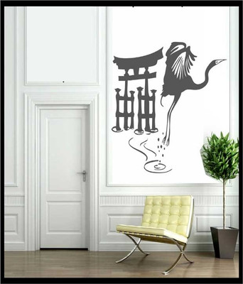 72% OFF on Ritzy Flimmingo Fishing Living Room Wall Decal Sticker
