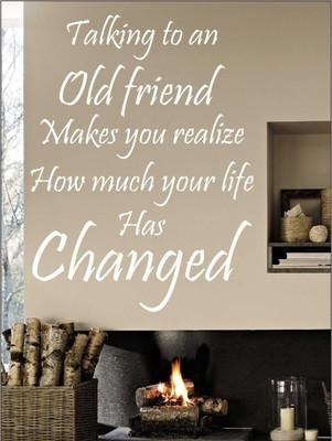 80% OFF on Wall1ders Old Friend PVC Vinyl Sticker Sticker Pack of 1