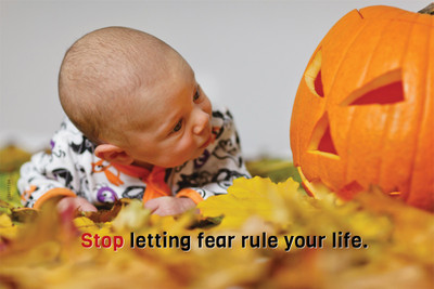 16% OFF on Adorable Baby Poster With Quote For Fear Paper Print 16% OFF on Adorable Baby Poster With Quote For Fear Paper Print