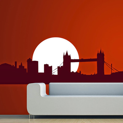 50% OFF on DeStudio DeStudio London Bridge One Wall Stickers Size MEGA WALL STICKER Sticker