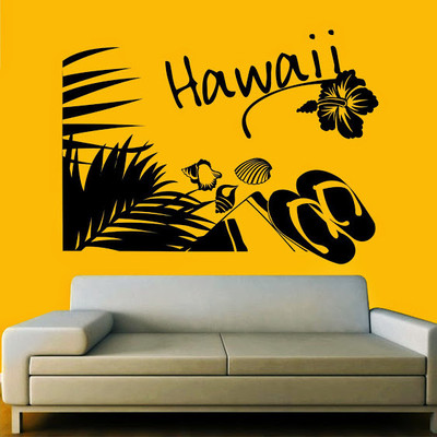 50% OFF on DeStudio DeStudio Holiday In Hawaii Wall Stickers Size GIANT WALL STICKER Sticker