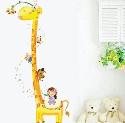 67% OFF on Uberlyfe Giraffe Height Measurement Growth Chart Vinyl Sticker