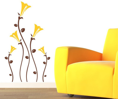 20% OFF on Chipakk Tulips - Yellow-M Pigmented Polyvinyl Films Imported Sticker