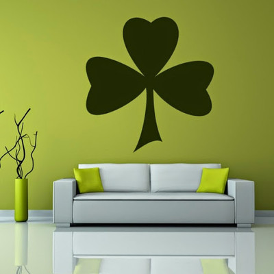 50% OFF on DeStudio Clover Leaf Decorative One Size Giant WALL STICKER Sticker